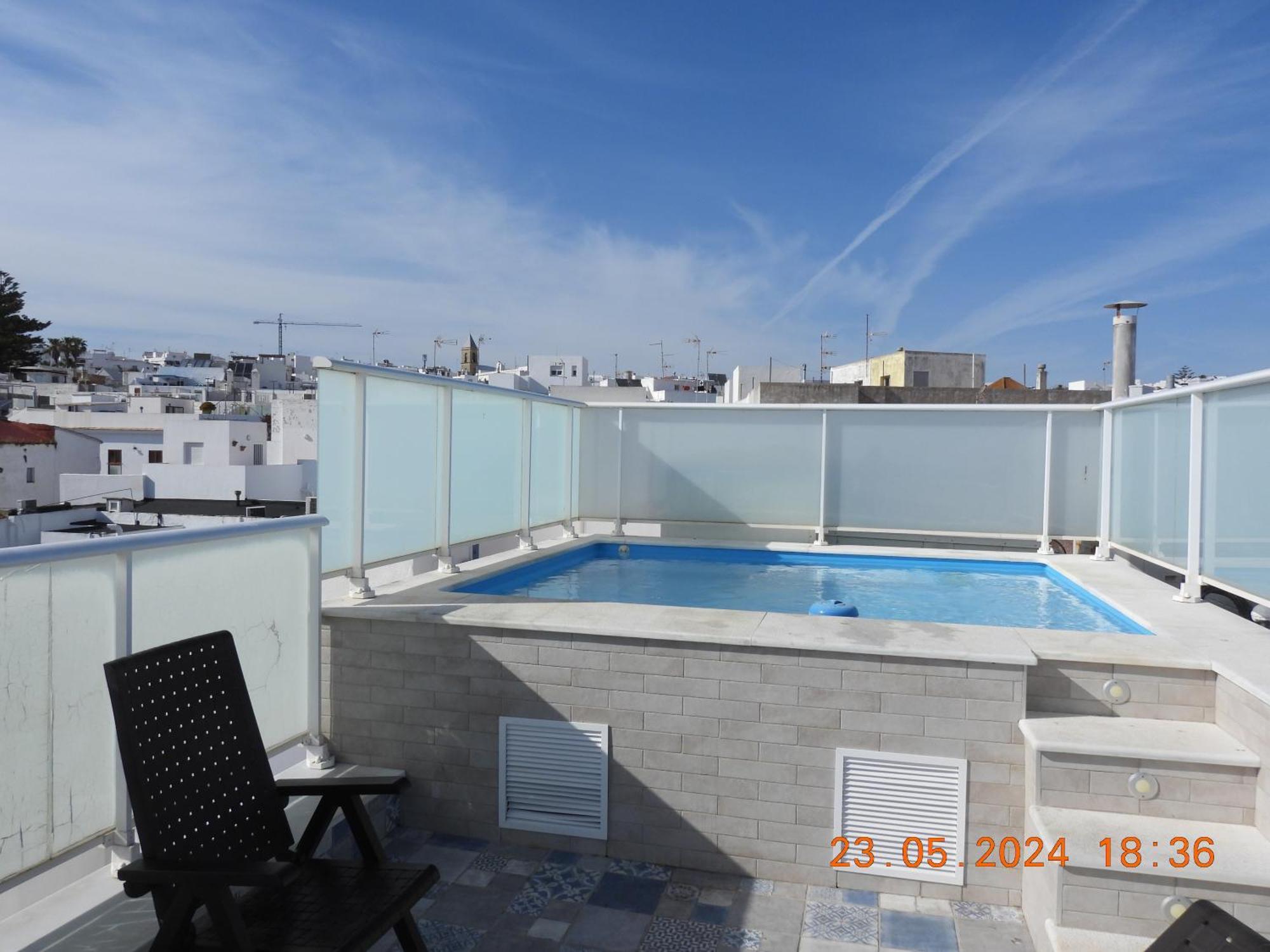 Apartamento Aba Penthouse, Piscina&Azotea Privada Conil De La Frontera Exterior foto